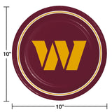 NFL Round Paper Plates, 10", 85 ct., Choose Your Team