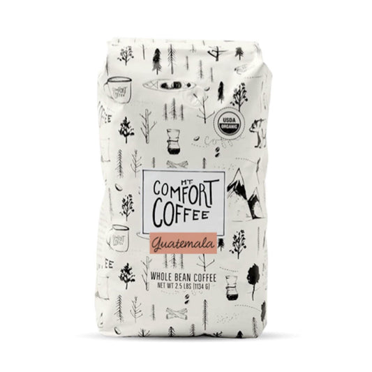Mt. Comfort Coffee Organic Guatemala Medium Roast Whole Bean, 40 oz.