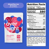 Oats Overnight, Mixed Berries &amp; Cream, 6 pk.