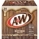 A&W Root Beer 12 fl. oz., 24 pk.