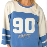 Roxy Women's Game On Fleece Top - Blue - XXL