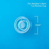 Member's Mark Clear Portion Lids 1oz., 2,500ct.