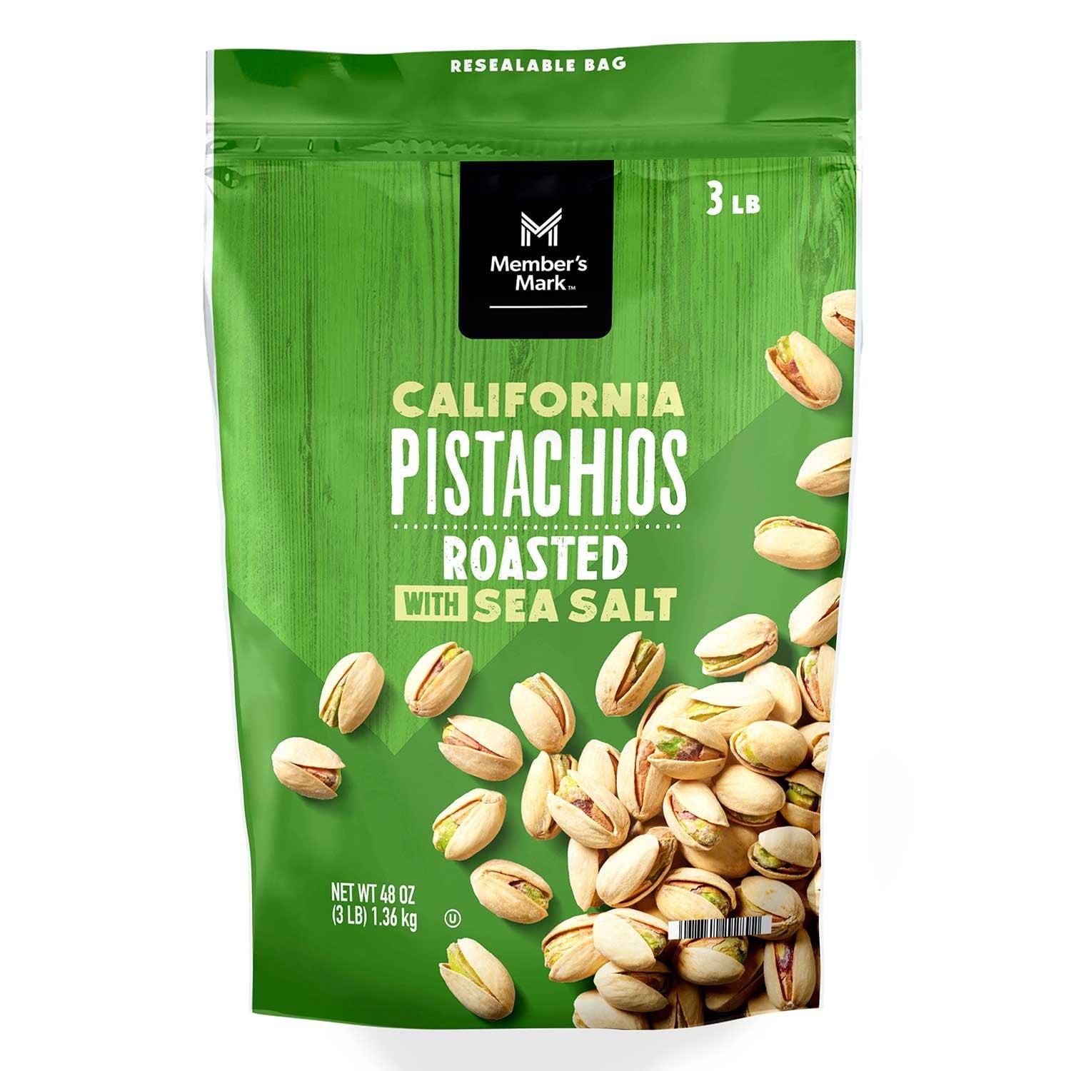 Member's Mark Roasted &amp; Salted Pistachios, 48 oz.