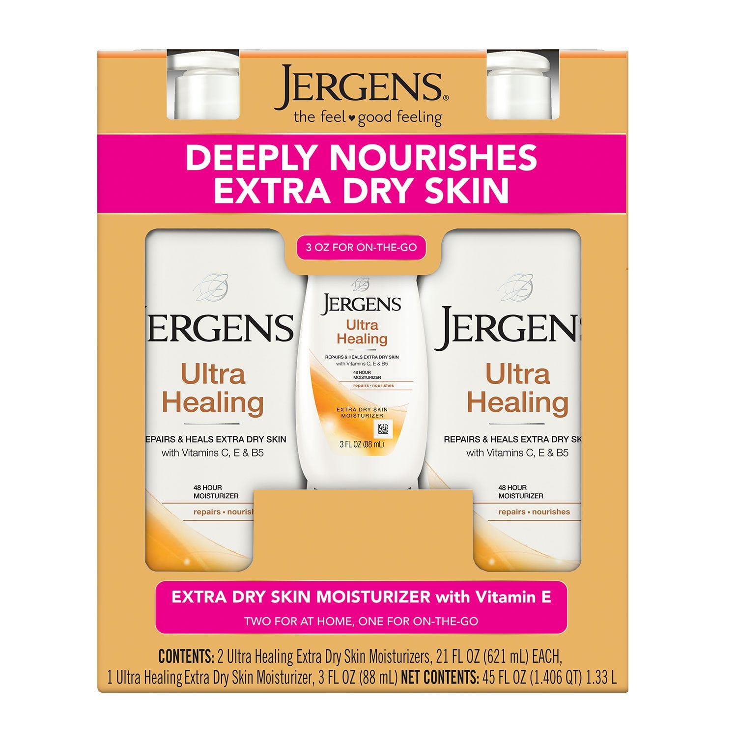 Jergens Ultra Healing Extra Dry Skin Moisturizer, 45 fl. oz