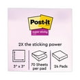 Post-it Notes Super Sticky Pads in Rio de Janeiro Colors, 3 x 3, 70-Sheet Pads, 24/Pack