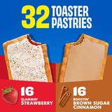 Pop-Tarts Protein Toaster Pastries, Variety Pack, 32 ct.
