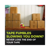 Scotch Sure Start Packaging Tape with Dispenser, 1.5" Core, 1.88" x 22.2 yds, Clear, 6/Pack