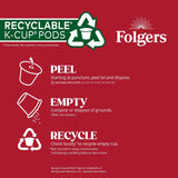Folgers Medium Roast K-Cup Coffee Pods, 100% Colombian, 100 ct.