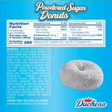 Duchess Mini Powdered Sugar Donuts, 3 oz, 12 pk.