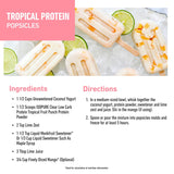 Isopure 20g Clear Protein Powder, Tropical Punch, 1.43 lbs.