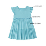 Member's Mark Girls 3-Pack Knit Dresses - Blue - XS