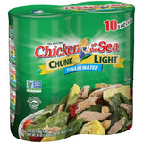 Chicken of the Sea Chunk Light Tuna in Water 5 oz - 10 Pack