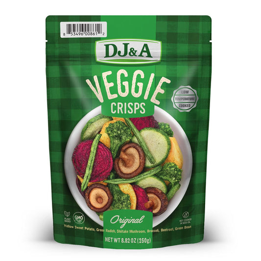 DJ&amp;A Veggie Crisps Original, 8.8 oz.