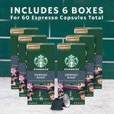 Starbucks by Nespresso Espresso Coffee Pods, Dark Roast 60 ct.