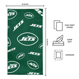 Logo Brands New York Jets 38"x72" Beach Towel