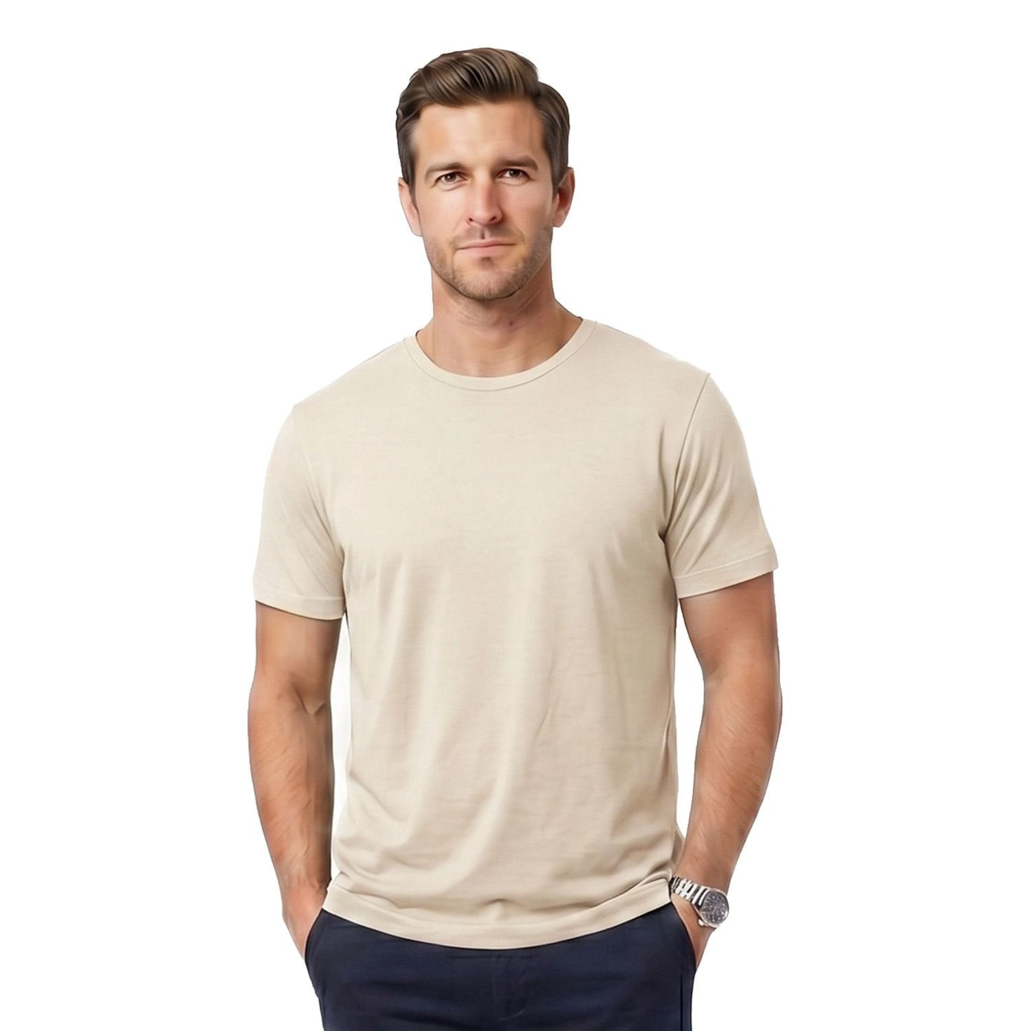 Cuts Crewneck T-Shirt - Black - XXL