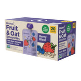 Brainiac Fruit and Oat Smoothie Pouches - 3.2 oz - 20 Count
