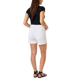 Seven7 Women's Denim Weekend Short - White