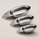 Tramontina 6-Piece Stainless Steel Covered Canister Set with Measuring Scoops
