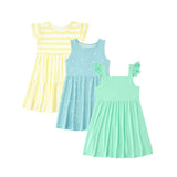 Member's Mark Girls 3-Pack Knit Dresses - Blue - XS