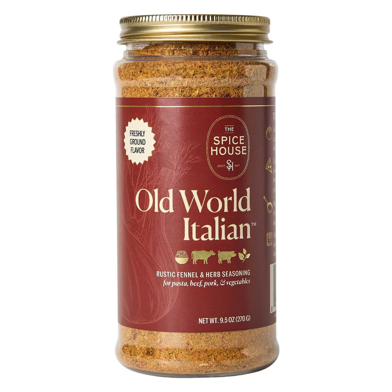 The Spice House Old World Italian Rustic Fennel &amp; Herb Seasoning, 9.5 oz.