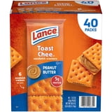 Lance Toasty Peanut Butter Sandwich Crackers, 1.29 oz., 40 pk.