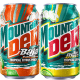 Mountain Dew Baja Blast and Cabo Citrus Variety pack, 12 fl. oz., 28 pk.