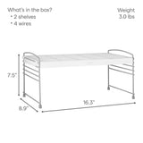 YouCopia UpSpace Adjustable Shelf, 2-Pack