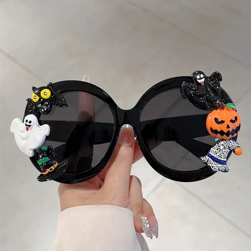 🧡🎃 Pumpkin Halloween Party Sunglasses – Fun Cartoon Festival Rave Shades