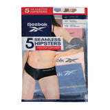 Reebok Women's 5-Pack Seamless Hipster - XXL