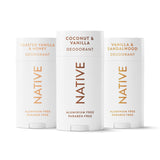 Native Aluminum-Free Deodorant, Vanilla Variety Pack, 2.65 oz., 3 pk.