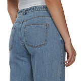 Buffalo Jeans Women's Wide Leg Belted Jean