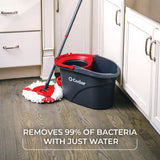 O-Cedar EasyWring Power Spin Mop System+ 2 Extra Mop Head Refills, 3ct.