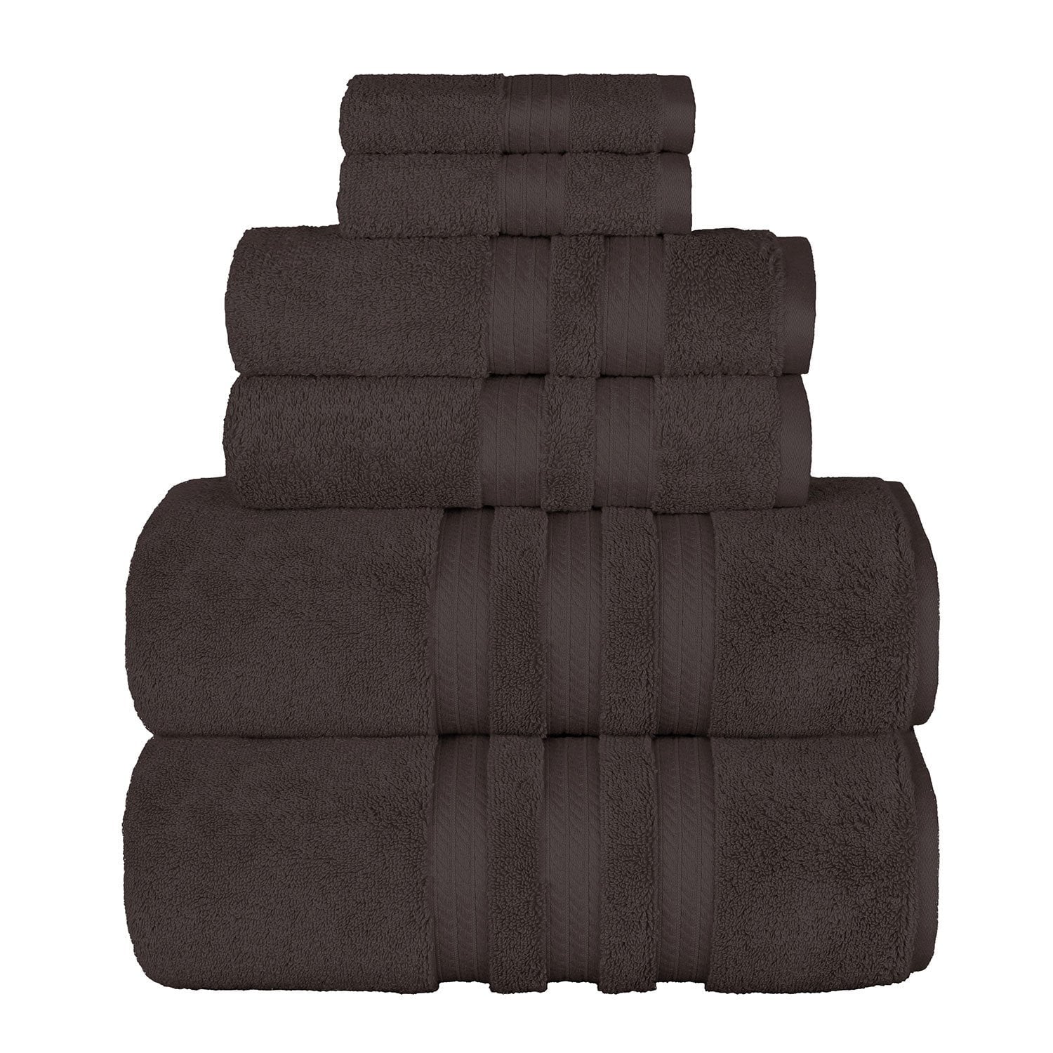 Member's Mark Hotel Premier 6-Piece Towel Set - Coffee