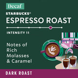 Starbucks by Nespresso Decaf Espresso Coffee Pods, Dark Roast, 60 ct.