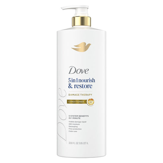 Dove Nourish & Restore 5-in-1 Conditioner, 33.8 fl. oz
