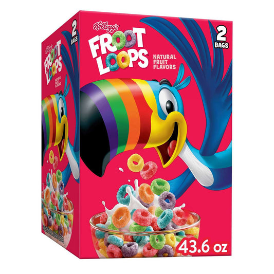 Froot Loops Breakfast Cereal, 43.6 oz.