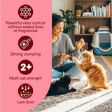 Fresh Step, Simply Unscented Multi Cat Clumping Litter, 42 lbs