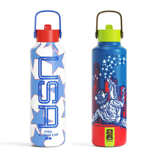 FIFA World Cup 2026 Performance 24oz Insulated Water Bottle, 2-Pack