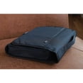 XXL Black Nylon Tri-Fold Bible Cover with Bible Study Organizer, Velcro Closure