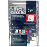 Reebok Men's 4-Pack Performance Boxer Brief - Black - XXL