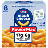 Kraft Power Mac Macaroni and Cheese Dinner, 7.25 oz., 8 pk.