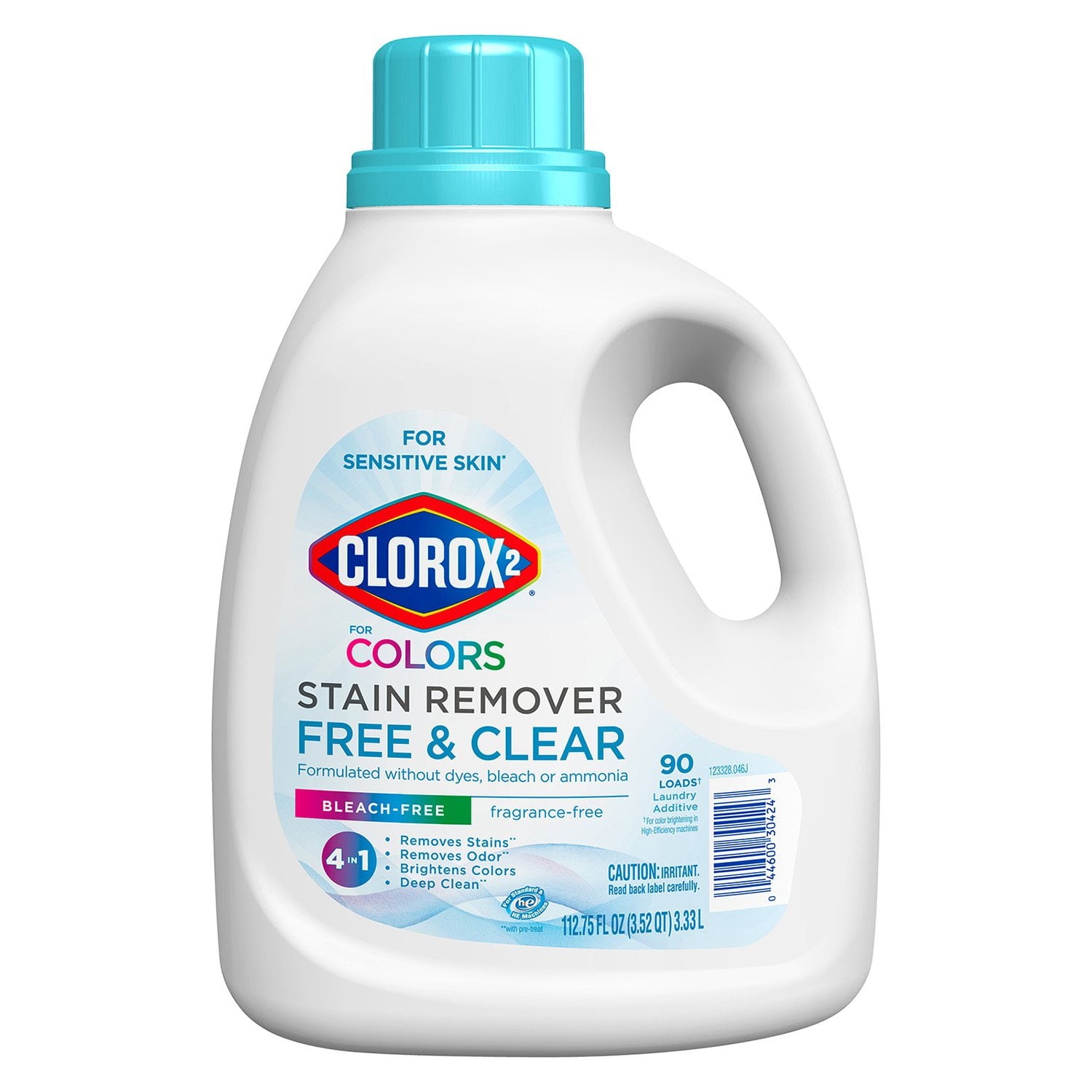 Clorox 2 for Colors Free & Clear Stain Remover – 90 loads, 112.75 fl. oz