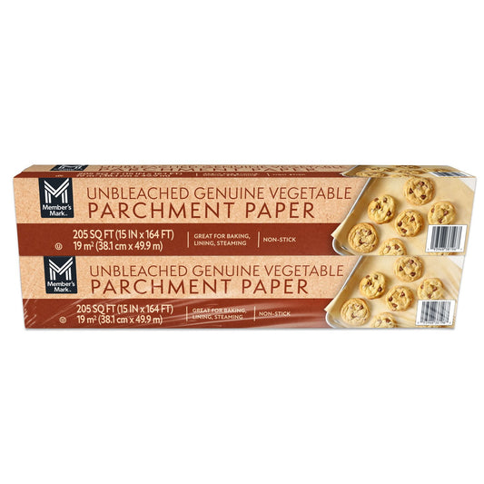 Member's Mark Unbleached Parchment Paper, 205 sq. ft. – 2 Pack