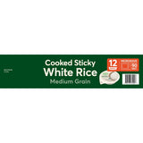Bibigo Cooked Sticky White Rice, 88.80 oz., 12 PK