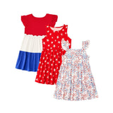 Member's Mark Girls 3-Pack Knit Dresses - Blue - XS
