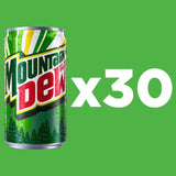 Mountain Dew Original Mini Cans, 7.5 fl. oz., 30 pk.