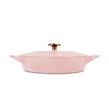 Tramontina 3-Quart Heart Shape Enameled Cast Iron Dutch Oven (Shallow, Oven Safe)