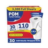 Bounty Select-A-Size 2-Ply Paper Towels, 12 Rolls, 110 sheets/roll
