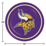 NFL Round Paper Plates, 10", 85 ct., Choose Your Team